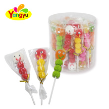 Cheap Chinese Smile Gummy Jelly Lollipop